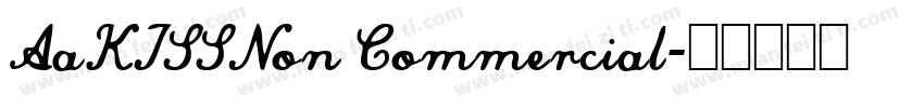 AaKISSNon Commercial字体转换